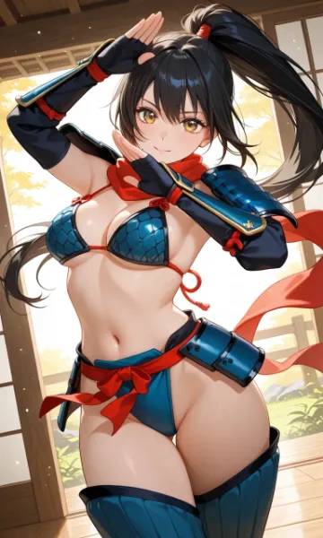 青鎧の陽光戦士