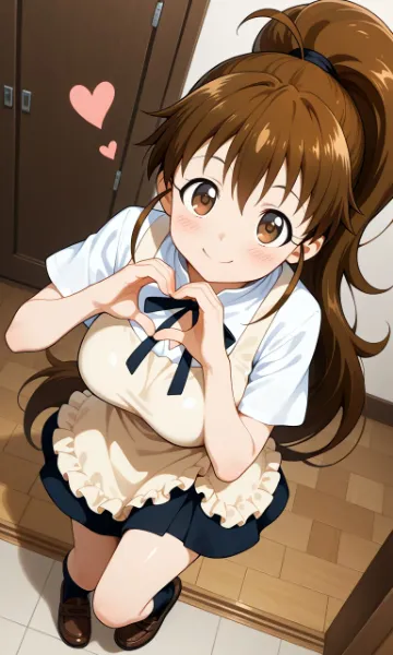 お題:手でハート 企画参加作品 ぽぷら