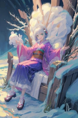 U子とうさぎの妖精