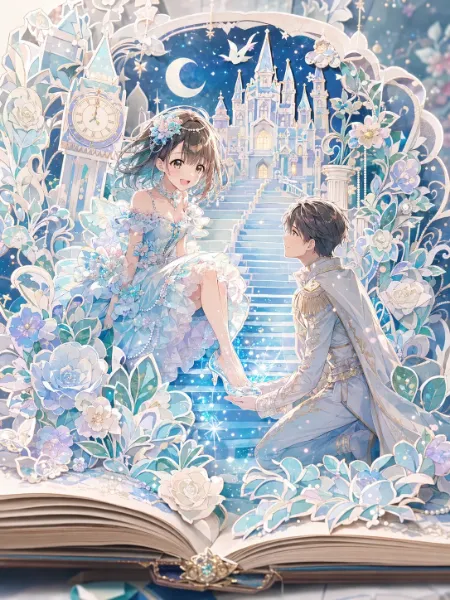 ガラスの靴がひらく夜