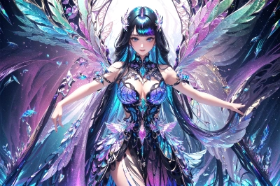 colorful wings