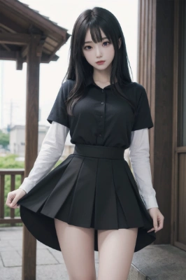 黒髪の少女