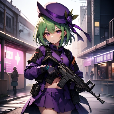 VIPRPG　銃を持ったテヌキ