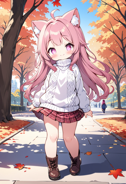 セーター着てみたよ♪