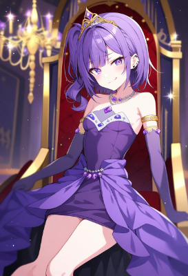 座る