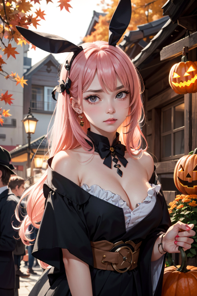 ハロウィンと少女