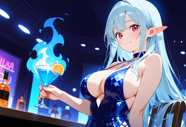 ミリシラ様の異世界百景その27「カクテルバー・バエル」