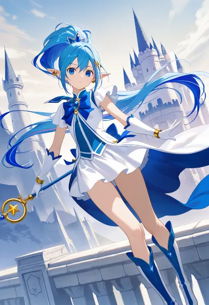 青き風の守護者と天空の城