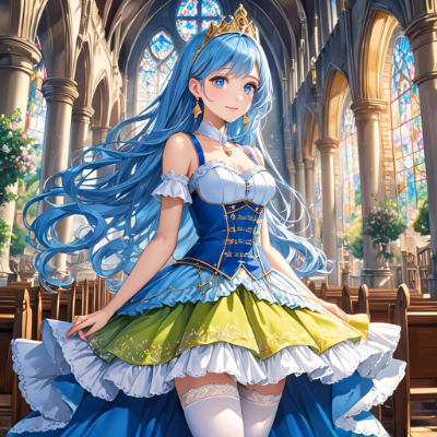 青髪のお姫様
