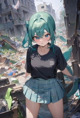 ガラクタの街の少女