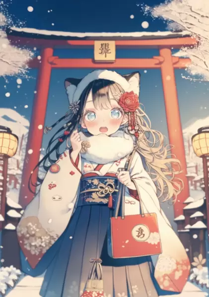 桜日和の猫御嬢様