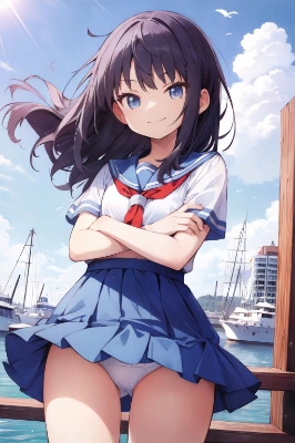 海風の悪戯