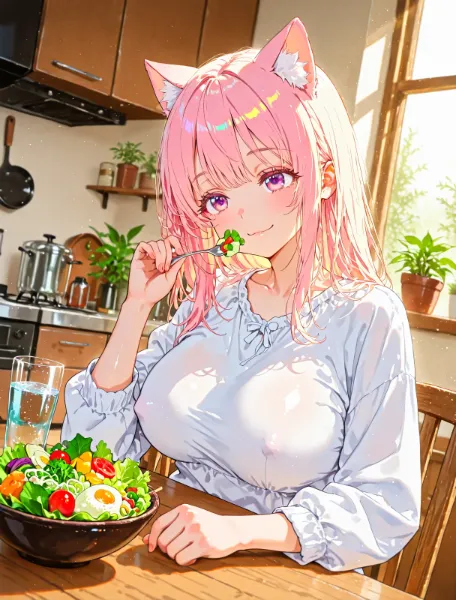 朝食の時間