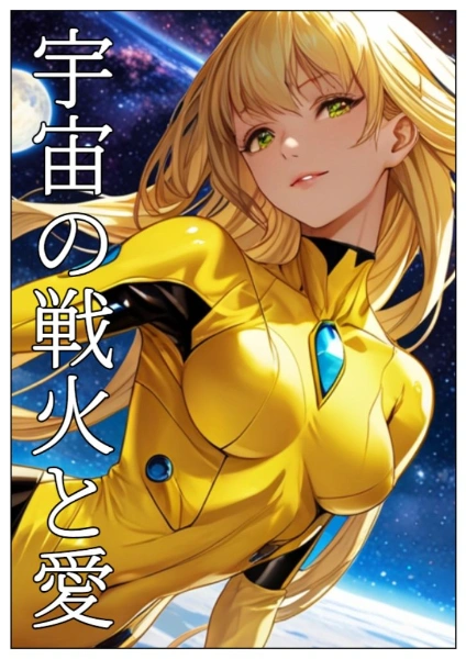 宇宙の戦火と愛(イラスト)