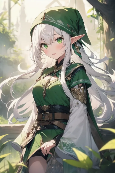 【エルフのハンター（遊撃手）】