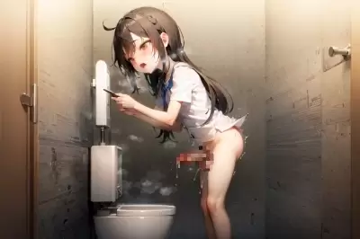 トイレでひとりえっち・・・