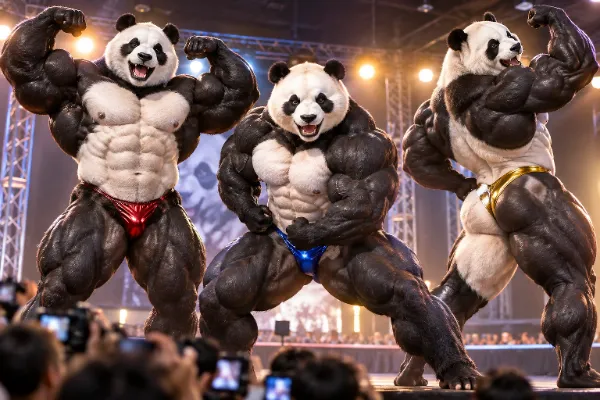 人間「🐼パンダ可愛い～♪」　　　🐼「・・・は？」