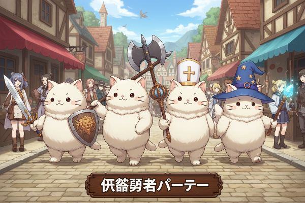 仮装（勇者)パーティー