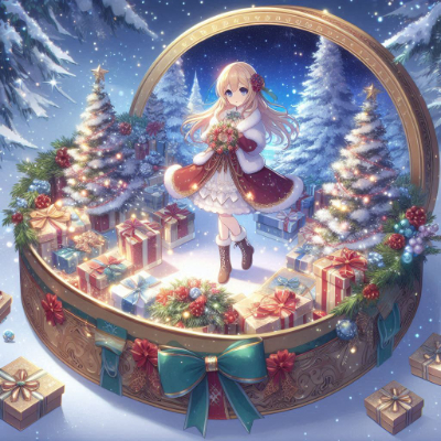 お題:箱　クリスマスの景色