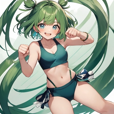 髪の毛で攻撃しそうなうちの子
