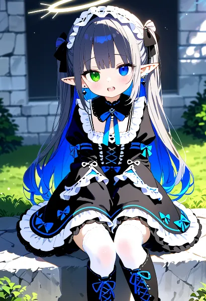 二つの瞳のエルフメイド