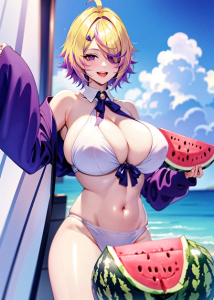 刺杉あいす　水着　３