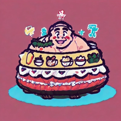 ピンクケーキ