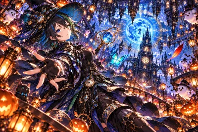蒼月の鏡と、逆さまの時計塔 ～十三番目の鐘が告げる、赤金の羽根と届かぬ約束～
