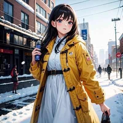 雪の日に…