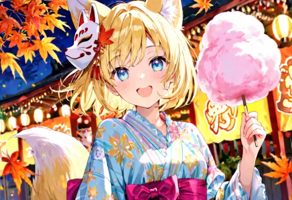 紅葉彩る秋祭り