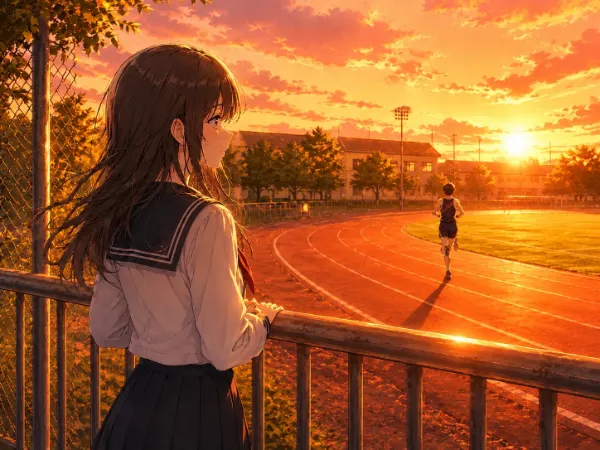 走る君を、今日も見つめるだけ。