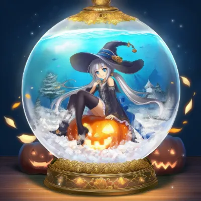 ハロウィン　スノーボール