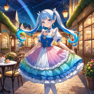 素敵な青髪さん