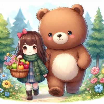 クマと女の子