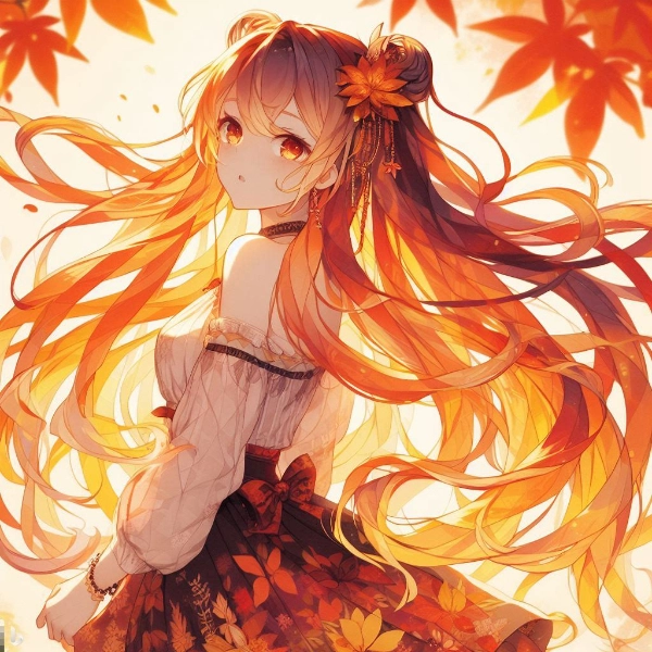 紅葉の下で待ち合わせ