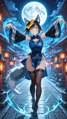🐺 キョンシーだぞ〜！ 〜これ跳んで移動すんのか！？面白ぇ！〜🌕🐺