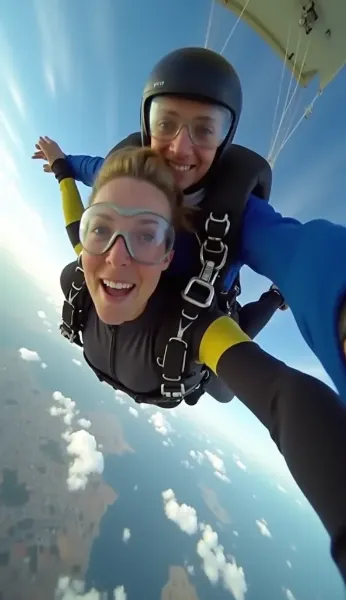 スカイダイビング(アクションカメラ)