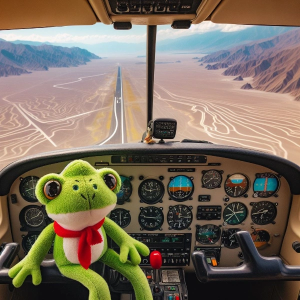 よくある「旅するヌイグルミ」写真