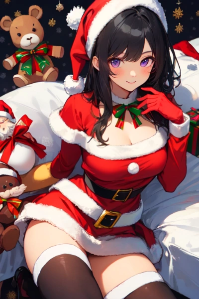 【R15】ぬいぐるみと黒髪セミロング女性★（17枚）