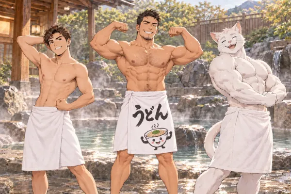 温泉マッチョ