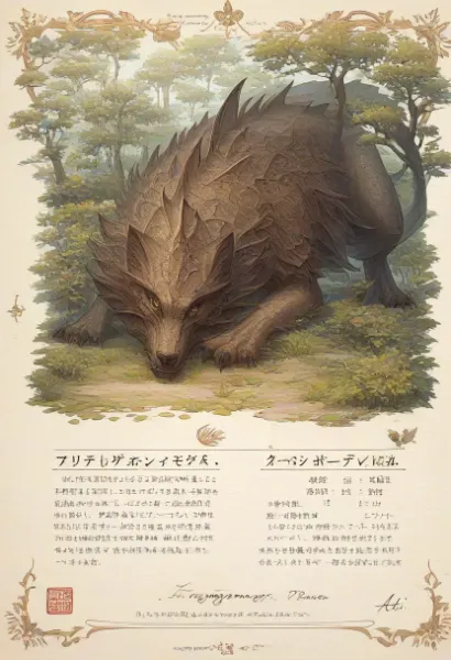 モンスター手配書