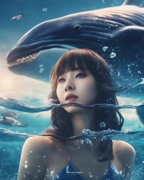 クジラと少女