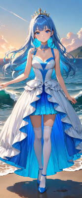 早朝の海岸