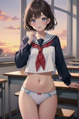 スカート　はき忘れ