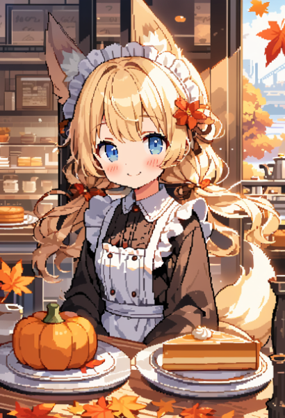 きつねのパンプキンケーキ