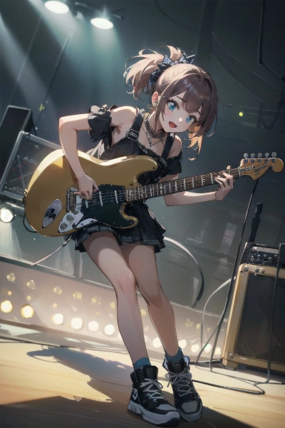 久々のギターロックガール