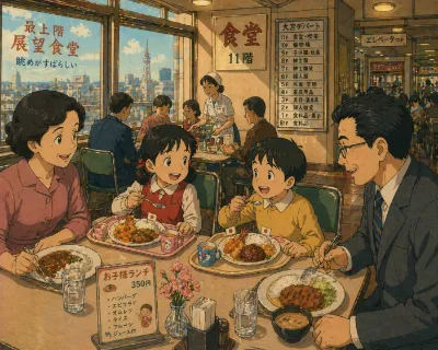 百貨店の食堂