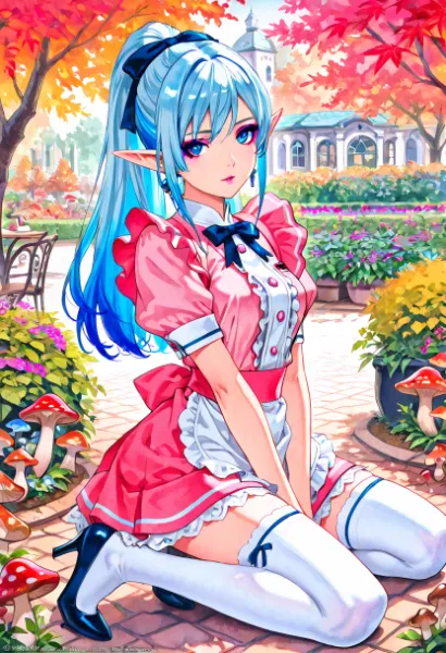 庭園の折り目、笑みの手前にあるしるし