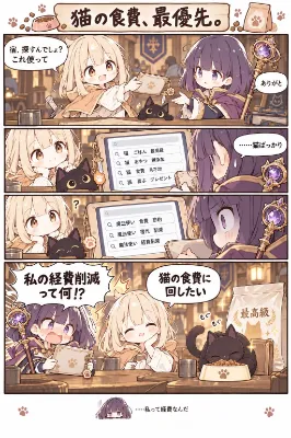 猫の食費、最優先。