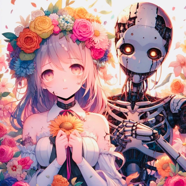 ロボット恋　ドライフラワー